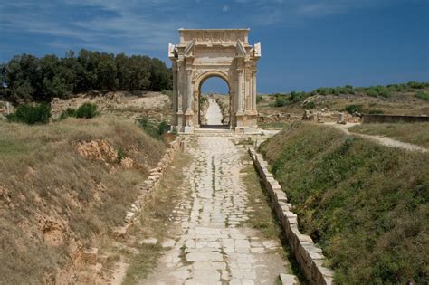 Mostly History Arch Of Septimius Severus Leptis Magna Libya