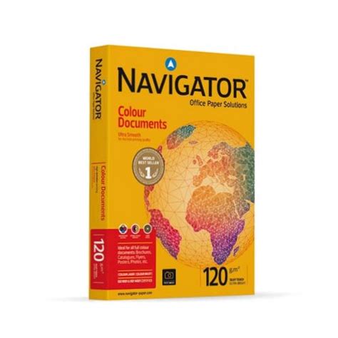 Navigator A3 120gsm White Ultra Smooth Printer Paper Ream Of 500 Sheets