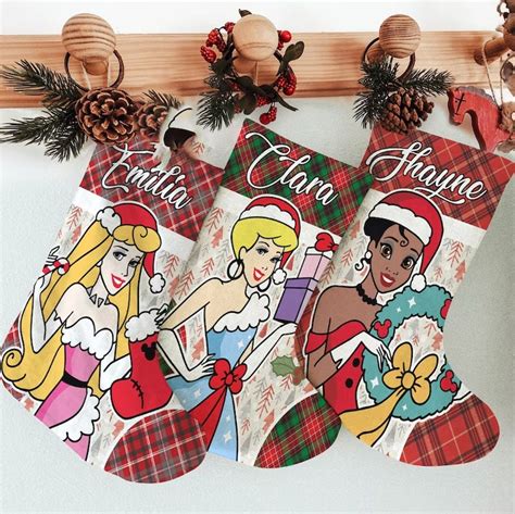 Personalized Disney Princess Christmas stockings, Disney Princess ...