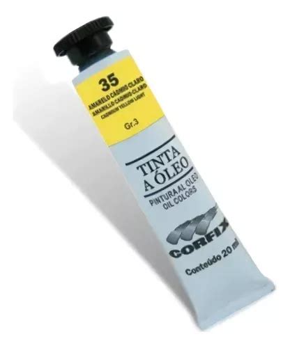 Pintura al óleo Corfix 20 ml G3 035 amarillo cadmio claro MercadoLibre