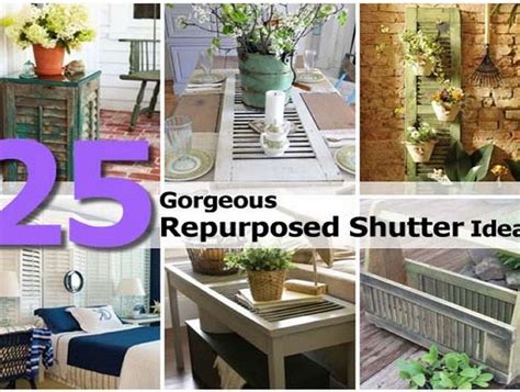 25 Gorgeous Repurposed Shutter Ideas