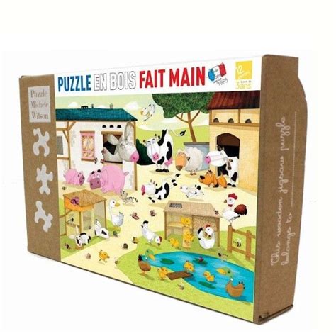 Puzzle En Bois La Ferme Puzzle Mich Le Wilson Jouets En Bois Fran Ais