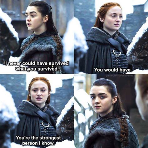 Arya Sansa Stark Arya Aryastark Sansa Sansastark Gameofthrones