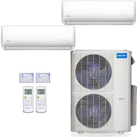 Mrcool Diy Multi Zone Mini Split - Mr Cool 2x24000 22.4 SEER Ductless ...