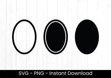 Oval Svg File