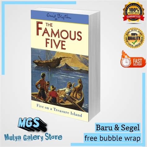 Jual The Famous Five On A Treasure Island By Enid Blyton Mc Shopee