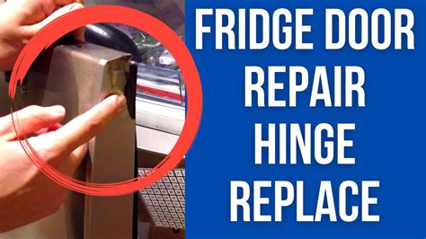 How To Repair Fridge Broken Hinge Hole Replacement Hack Youtube