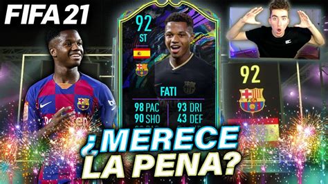 Merece La Pena Ansu Fati Future Stars Ahora Mismo En Fifa 21😱😱 Youtube