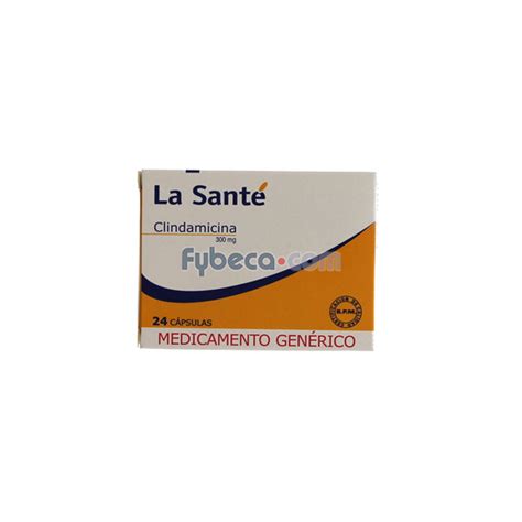 Clindamicina La Sante Caps 300 Mg C 24 Suelta Fybeca