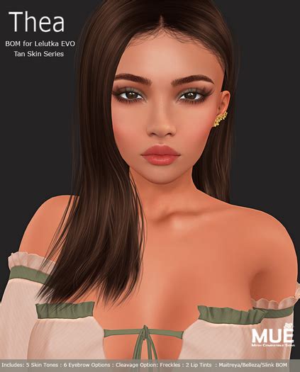 Second Life Marketplace Mue Thea Skin Tan Skin Series Bom For