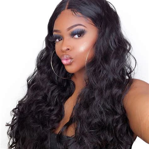 Aliexpress Buy 250 Density Lace Front Human Hair Wigs For Women