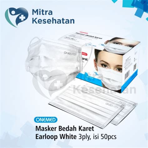 Jual Masker Onemed Medis Earloop Onemed Ply Isi Pcs Per Box