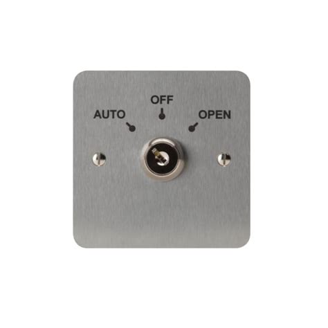 Key Switch Single Gang 3 Position Auto Off Open Maintained SPDT