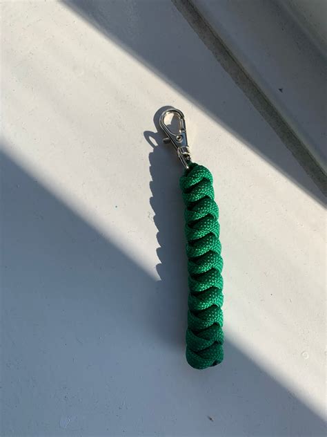 Snake Knot Paracord Keychain - Etsy