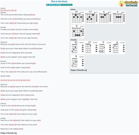 Chord: This Is the Rock - Fleetwood Mac - tab, song lyric, sheet ...