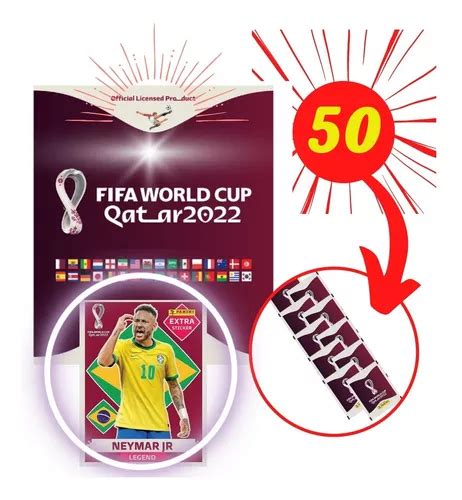 Álbum Copa Do Mundo Qatar 2022 Oficial 50 Figurinhas