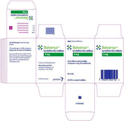 Balversa Erdafitinib Tablet Film Coated