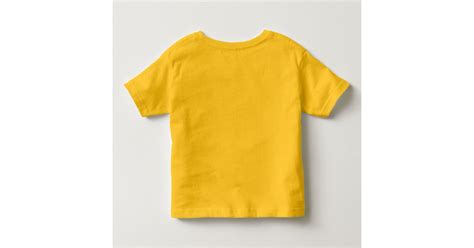 Plain Yellow Toddler T Shirt For Kids Zazzle