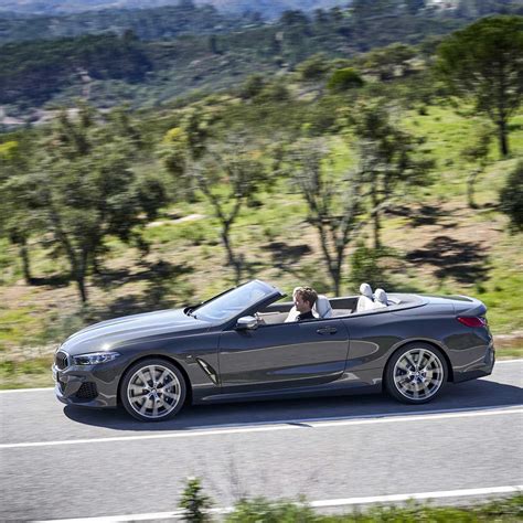 The New Bmw M850i Xdrive Convertible In Colour Dravit Grey Metallic And 20” M Light Alloy Wheels