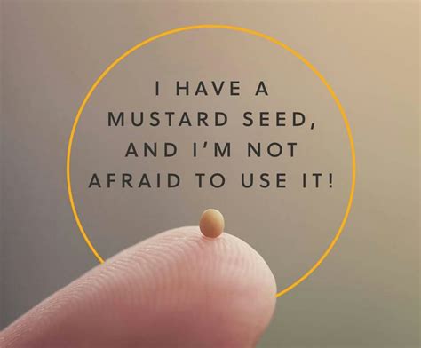 Faith As Small As A Mustard Seed