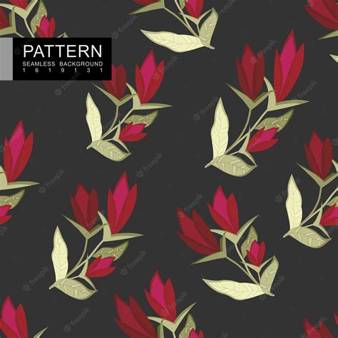 Premium Vector Floral Seamless Pattern