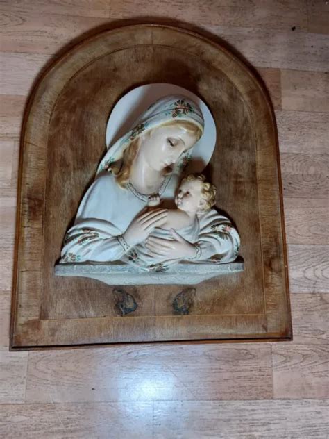 Madonna Con Bambino Firmata Arturo Pannunzio Eur Picclick It