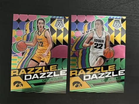 2024 PANINI CAITLIN Clark Collection Mosaic Razzle Dazzle Cards Iowa