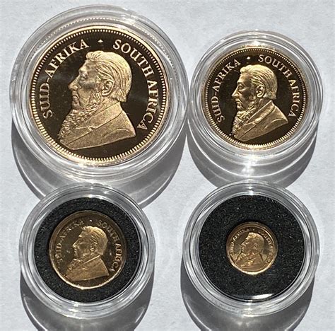 2017 South African 50th Anniversary Fractional 4 Coin Gold Proof