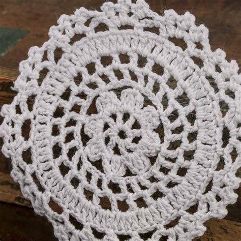 White Round Crocheted Doilies Crochet And Lace Doilies Home Decor