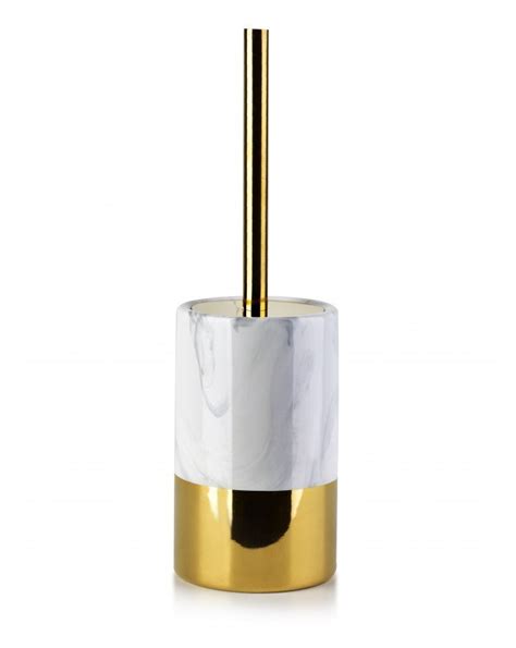 Szczotka Do Wc Marble Gold Stripe MIA Home Sklep EMPIK