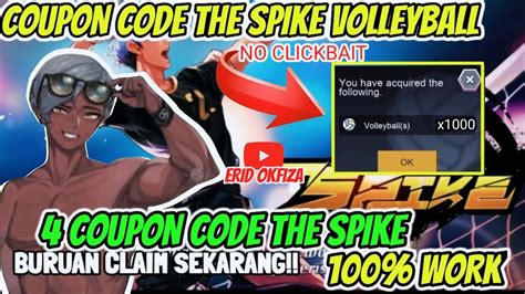 4 COUPON CODE THE SPIKE HARI INI KODE KUPON THE SPIKE VOLLEYBALL STORY