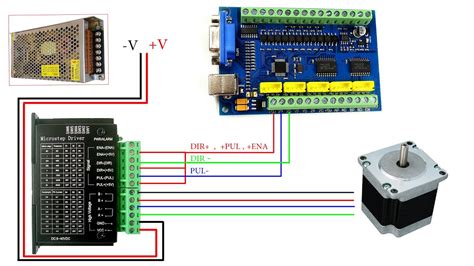 How To Wire Mach3 USB 5 Axes TB 6600 Driver Diagram Of Wires YouTube