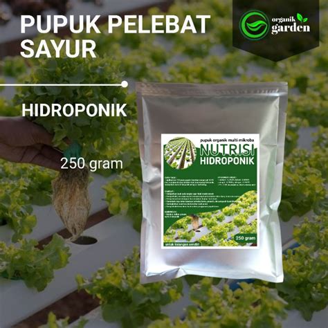 Jual Booster Nutrisi Organik Pupuk HIDROPONIK 250 Gram Shopee Indonesia