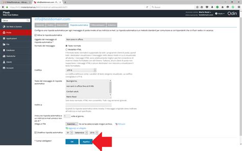 Attivare La Risposta Automatica Plesk 12 5 FAQ Hosting E Domini