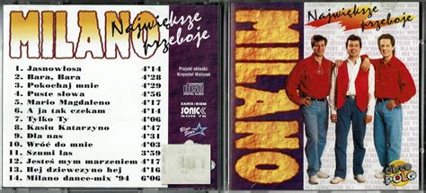 MILANO Największe przeboje CD SONIC 1994 13320057635 oficjalne