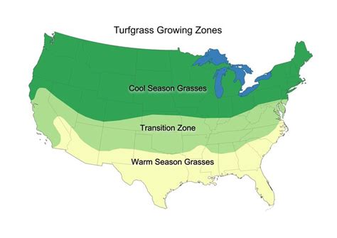 A Map Shows The Location Of Different Zones In The United States