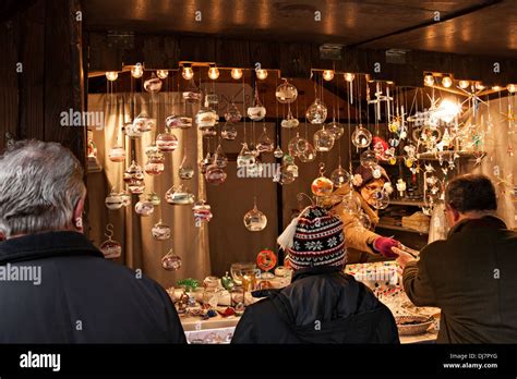 Christmas market decorations, Munich Germany Europe Stock Photo - Alamy