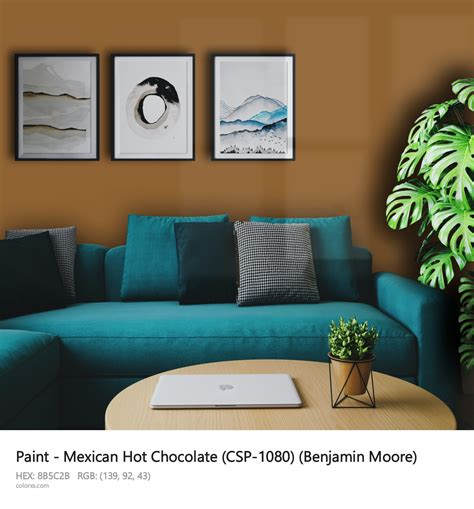 Benjamin Moore Mexican Hot Chocolate CSP 1080 Paint Color Codes