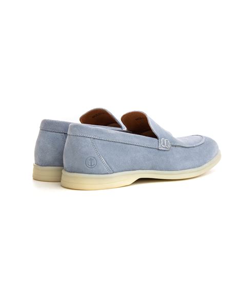 Mocassin Cuir Nubuck Ciel Homme Marque De Qualit Europann