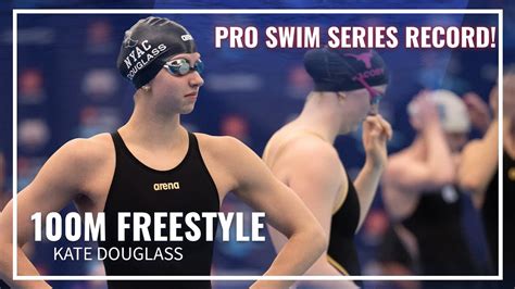 Kate Douglass Ties Pro Swim Series Record In Women S M Freestyle