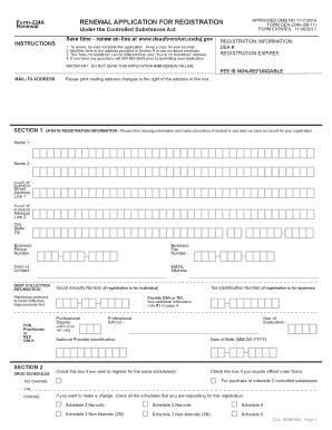 Fillable Online Reginfo Application For Registration Renewal RegInfo