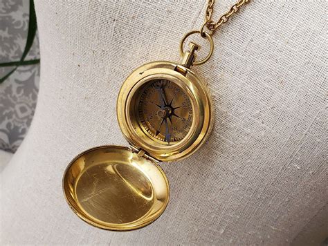 Finding Your Way In Life Here Is A Mini Compass Necklace To Help You On Your Journey This Is