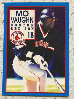 1997 Panini Venezuelan Sticker Mo Vaughn Boston Red Sox EBay