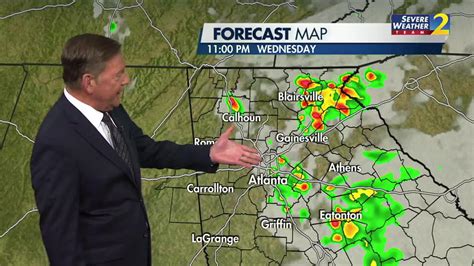 Showers Storms Possible Wednesday Night Video