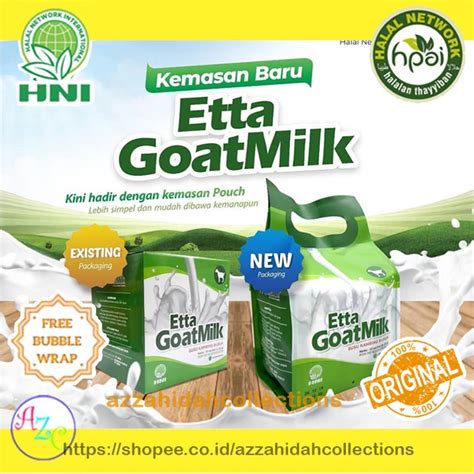 Jual Etta Goat Milk Hni Hpai Susu Kambing Ettawa Bubuk Original