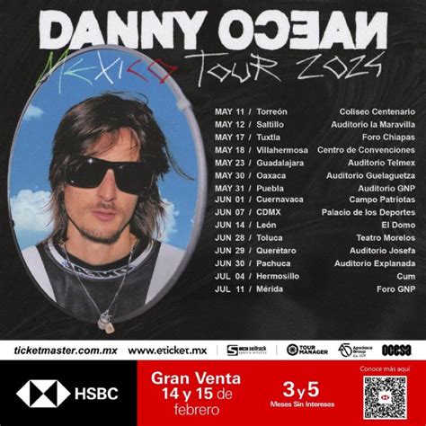 Danny Ocean En El Palacio De Los Deportes Precio Fechas Preventa Y