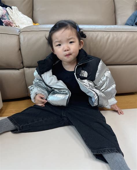 24개월 아기 노스페이스키즈 눕시 실버(+노벨티 올레마 사이즈 비교) : 네이버 블로그