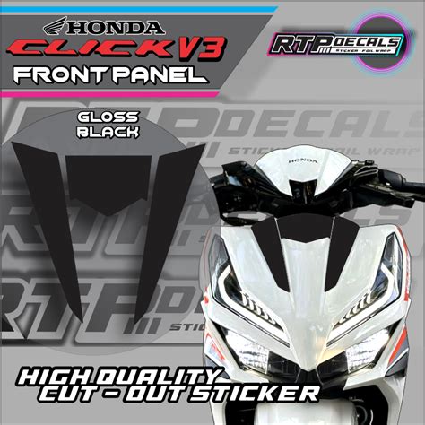 Honda Click V Front Panel Decals Sticker Pph Shopee Philippines