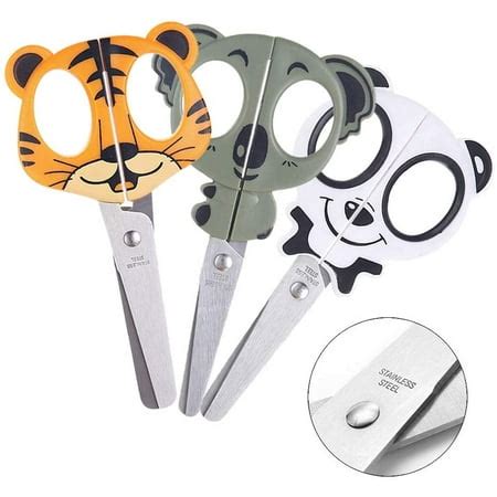 Pack Kids Craft Scissors with Safety School Scissors Right Handed Left ...