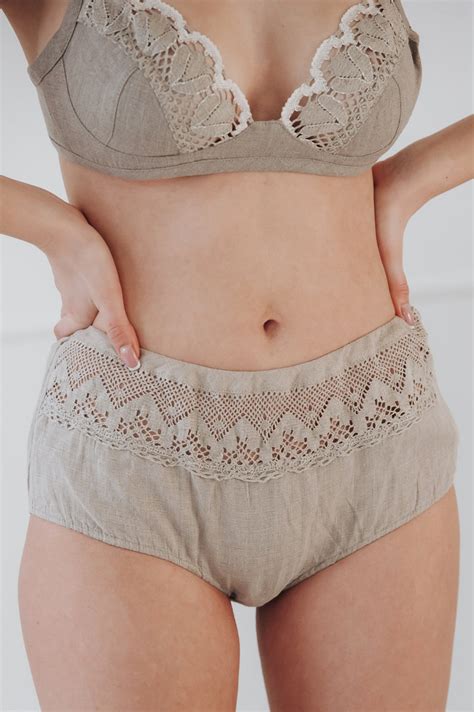 OLIVIA High Waisted Panties For Women Organic Knickers Etsy